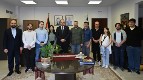 A delegation from the Communist Youth of Greece (KNE) delivered school supplies collected at the 51st Festival of KNE–“Odigitis” to the Palestinian Embassy