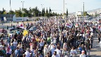 Großkundgebung vor dem Verteidigungsministerium gegen die Beteiligung Griechenlands am imperialistischen Krieg