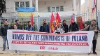  Manifestation à l'ambassade de Pologne contre l'escalade de l'anticommunisme
